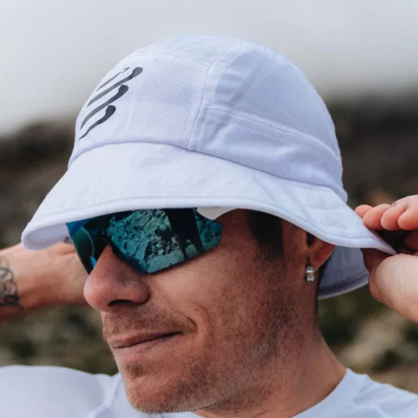 Mũ Compressport Ice Bob - Trắng (White)