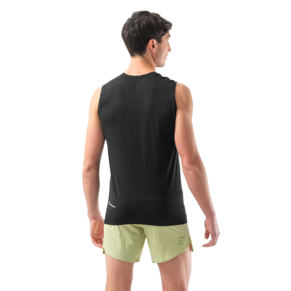 Áo chạy Trail Nam Compressport Trail Racing Tank - Đen (Black)