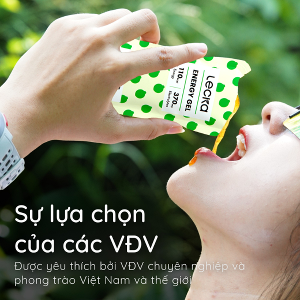 Gel năng lượng Lecka Energy Gel - Vị Chanh Gừng