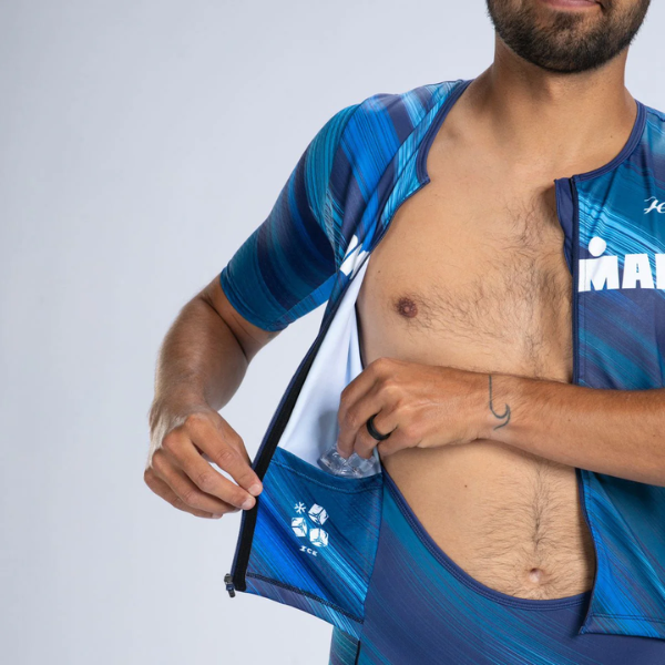 Đồ ba môn Nam Zoot Men's Ltd Tri Aero Fz Racesuit - IM Heat