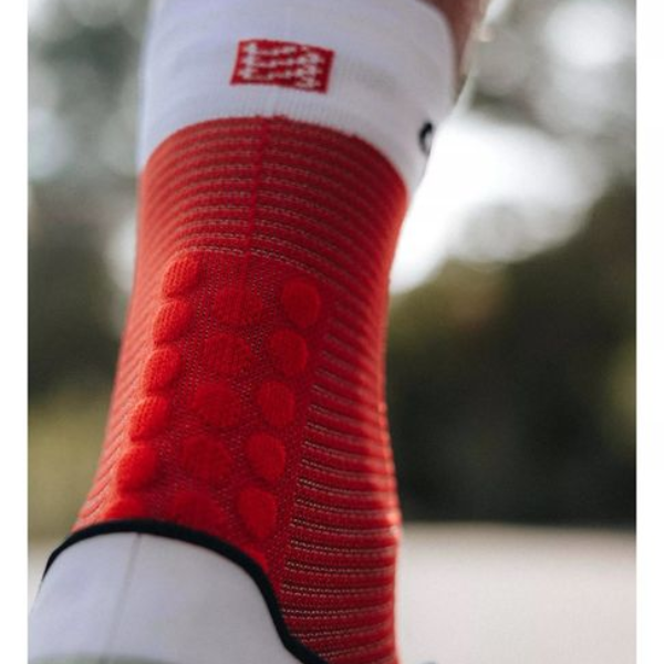 Compressport Pro Racing Socks v4.0 Run High - Red/White