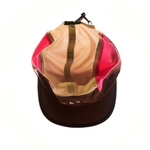 Nón VAGA - Club Cap - Beige/Camel Brown/Neon Pink