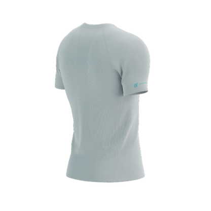 Áo Chạy Trail Nam Compressport Trail Racing SS Tshirt - Xám Gray/Violet