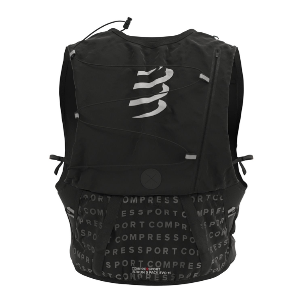 Vest chạy Trail Compressport UltRun S Pack Evo 15 - Đen (Black)