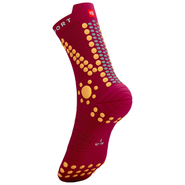 Tất chạy Trail Compressport Pro Racing Socks v4.0 Trail - Persian Red/Blazing Orange
