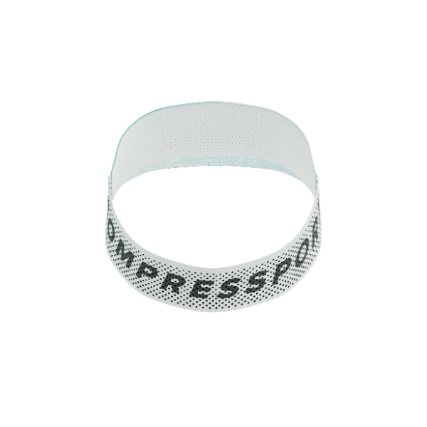 Mũ Chạy Bộ Compressport Pro Racing Visor - Star White/Blue Green