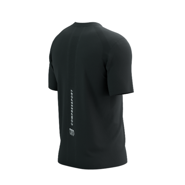 Áo chạy Bộ Nam Compressport Performance SS Tshirt - Đen (Black)