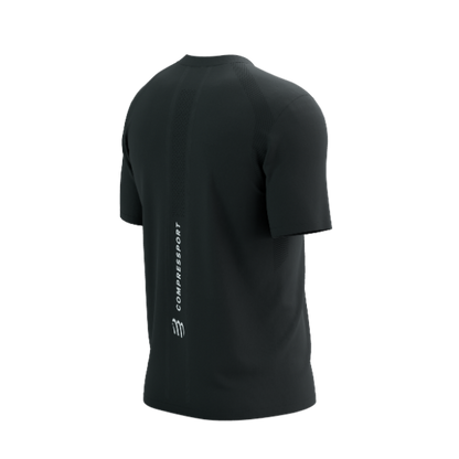 Áo chạy Bộ Nam Compressport Performance SS Tshirt - Đen (Black)