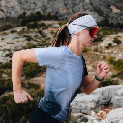 Băng đô thể thao Compressport Unisex's Headband On/Off - Trắng (White)