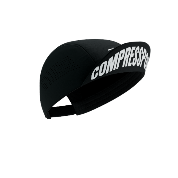 Mũ chạy bộ Compressport Pro Racing Cap - Đen (Black)