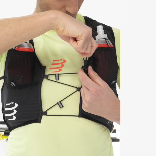 Vest chạy bộ Compressport UltRun Evo 10 - Đen (Black)
