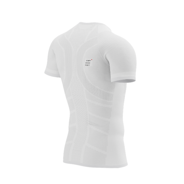 Áo Chạy Bộ Nam Compressport On/Off SS TShirt - Trắng (White)