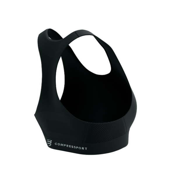 Áo Bra chạy bộ Nữ Compressport Feelfree Seamless Bra - Đen (Black)