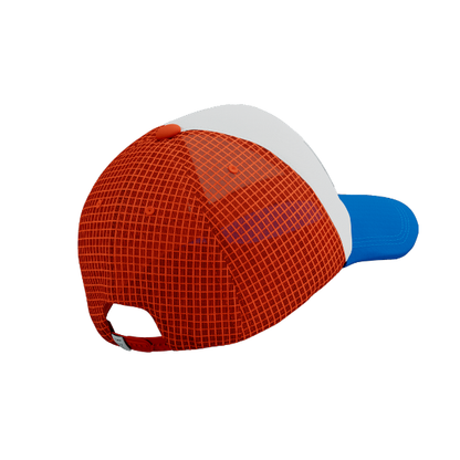 Mũ Chạy Bộ Compressport Trucker Cap 6P - Blue/White