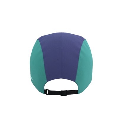 Mũ Chạy Bộ Compressport 5 Panel Light Cap - Orient Blue/Pool Blue