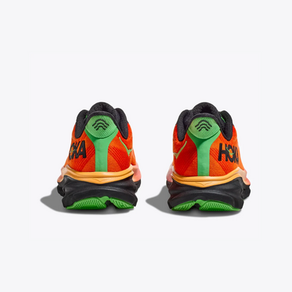 Giày chạy bộ Nam HOKA Clifton 9 - Cam (Flame/Vibrant Orange)