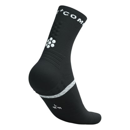 Tất chạy bộ Compressport Pro Marathon Socks v2.0 - Đen/Trắng (Black/White)