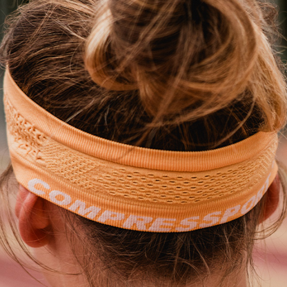Băng đô thể thao Compressport Thin Headband On/Off - Xanh (Shadow Lime)