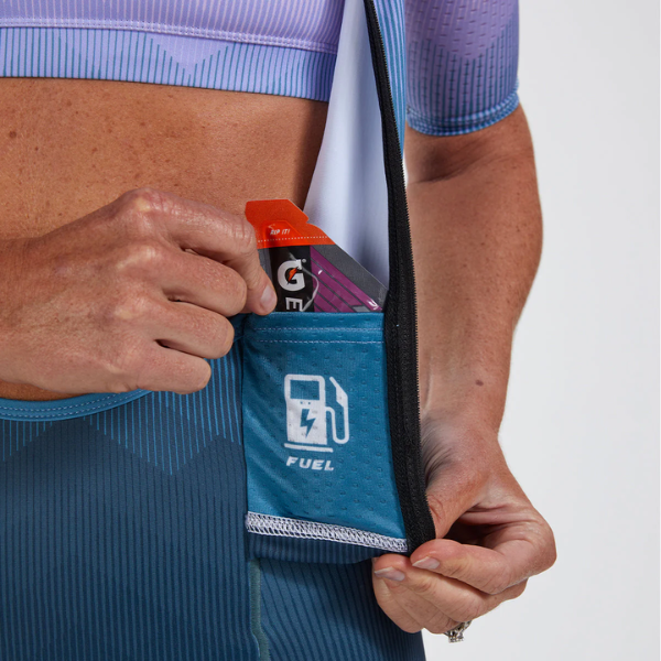Đồ Ba môn Nữ Zoot Custom Tri Set In Sleeve Fz Racesuit - Kona Ice