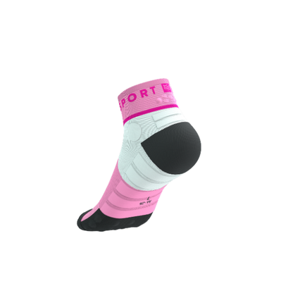 Tất chạy Trail Compressport Ultra Trail Low Socks - Hồng (Begonia/Neon Pink)
