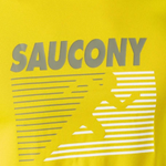 SAUCONY MEN'S STOPWATCH GRAPHIC CANARY SHORT SLEEVE