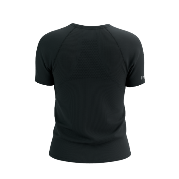 Áo Chạy Trail Nữ Compressport Trail Racing SS Tshirt - Đen (Black)