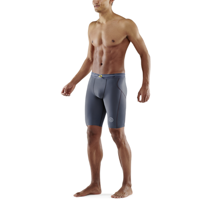Quần Ngắn Bó Cơ Nam SKINS Compression 3-Series - Xám (Charcoal)