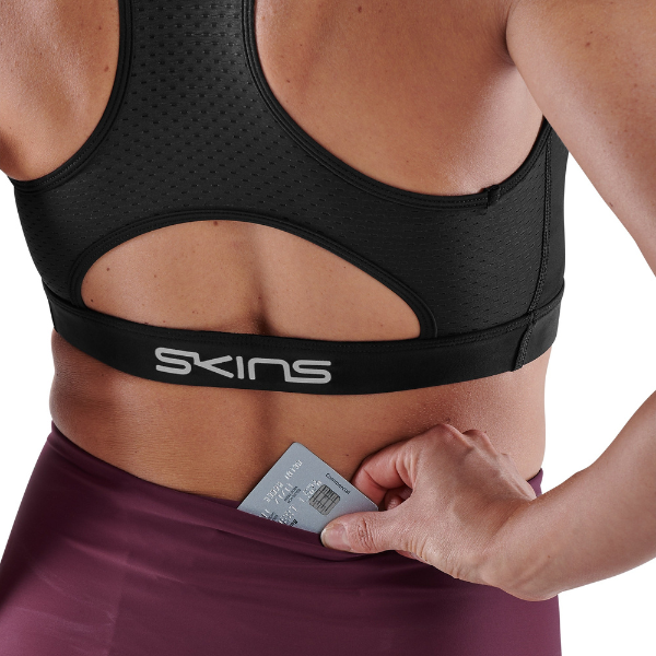 Quần Dài Bó Cơ Nữ SKINS Compression 3-Series - Burgundy