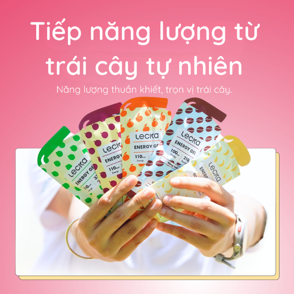 Gel năng lượng Lecka Energy Gel - Vị Chanh Dây