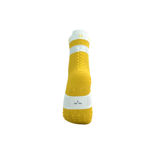 Tất Chạy Bộ Compressport Pro Racing Socks v4.0 Run High - Vàng Lemon/White