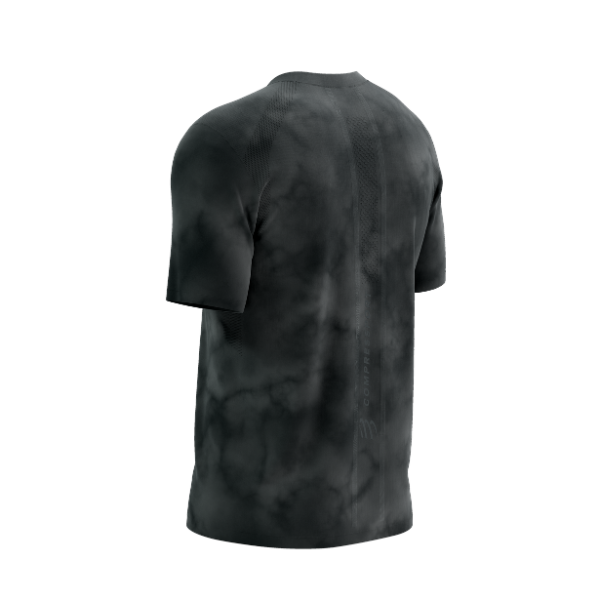 Áo Chạy Bộ Nam Compressport Performance SS Tshirt (phiên bản Eat My Dust) - Black Tie Dye
