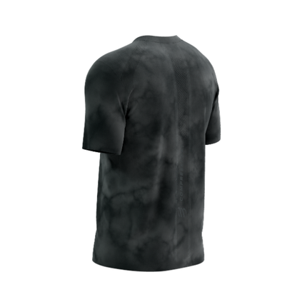 Áo Chạy Bộ Nam Compressport Performance SS Tshirt (phiên bản Eat My Dust) - Black Tie Dye