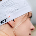 Compressport Unisex's Headband On/Off Uniq Size - White