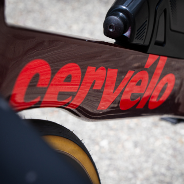 Sườn xe đạp Ba môn Cervelo P5 - Đỏ (Red Hot)