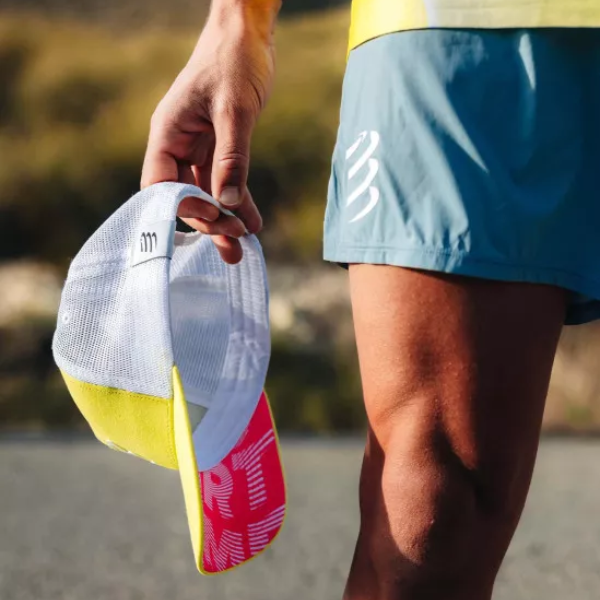Mũ Compressport Trucker Cap - Vàng (Safe Yellow/White)