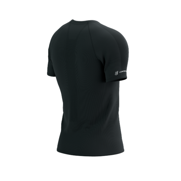 Áo Chạy Trail Nam Compressport Trail Racing SS Tshirt - Đen (Black)