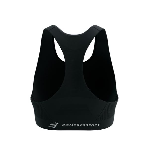 Áo Bra chạy bộ Nữ Compressport Feelfree Seamless Bra - Đen (Black)