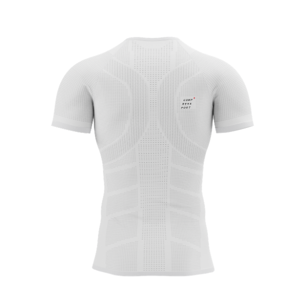 Áo Chạy Bộ Nam Compressport On/Off SS TShirt - Trắng (White)