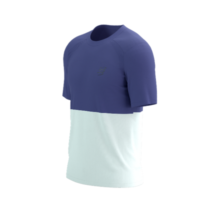 Áo chạy Bộ Nam Compressport Performance SS Tshirt - Xanh Orient Blue