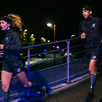 Mũ Compressport 5 Panel Light Cap - Đen (Black/Aurora)