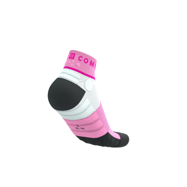 Tất chạy Trail Compressport Ultra Trail Low Socks - Hồng (Begonia/Neon Pink)