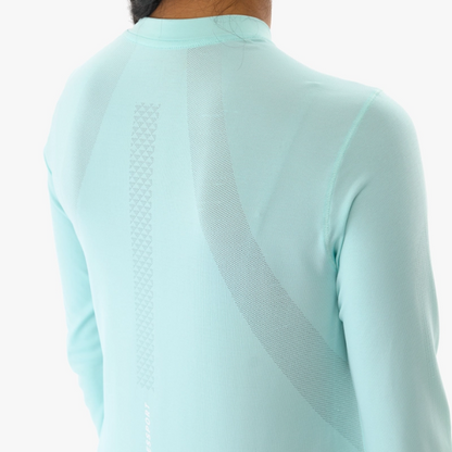 Áo chạy bộ Nữ Compressport Performance Long Sleeve Tshirt W - Xanh (Shell Blue)