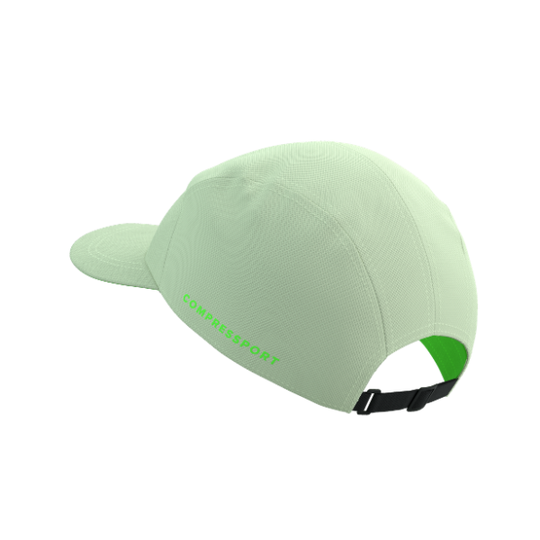 Mũ Chạy Bộ Compressport 5 Panel Light Cap - Xanh Lime