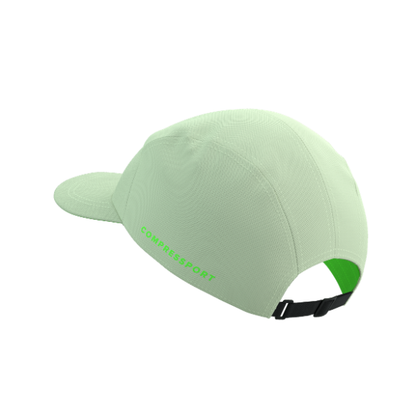 Mũ Chạy Bộ Compressport 5 Panel Light Cap - Xanh Lime