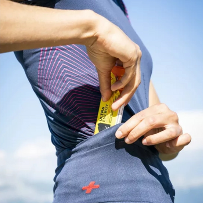 Đai chạy bộ Compressport Free Belt - Mood Indigo/Magenta