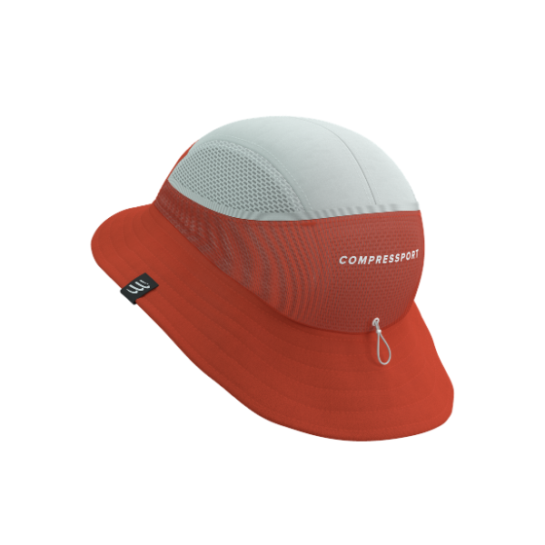 Mũ Compressport StayFresh Ice Bob - Cam (Tigerlily/Star White)