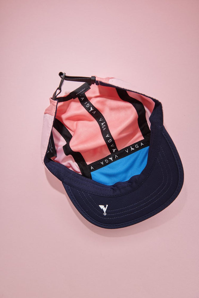 Nón VAGA - Club Cap - Postal Blue/Pastel Pink/Pink/Navy Blue