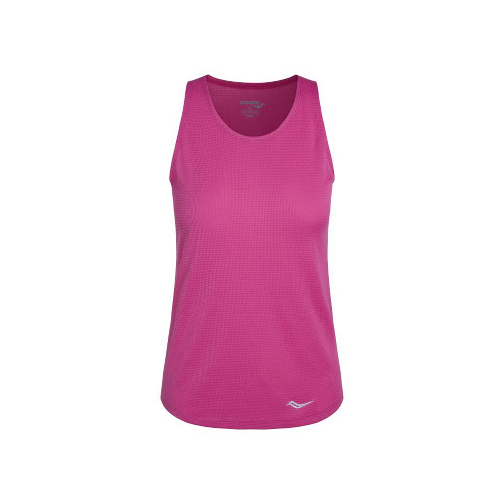 SAUCONY WOMEN'S STOPWATCH SINGLET