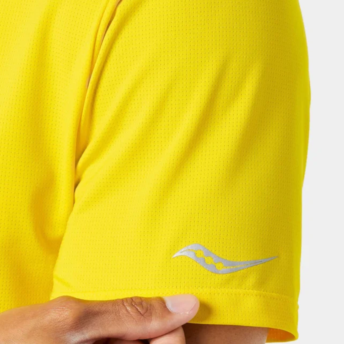 Áo chạy bộ Nam Saucony Stopwatch Graphic Canary - Vàng (Canary)