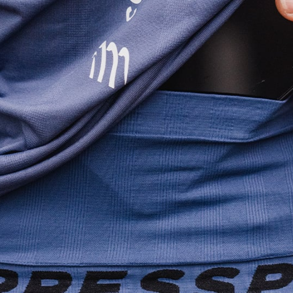 Đai chạy bộ Compressport Unisex's Free Belt Pro - Xanh (Blues/Indigo)